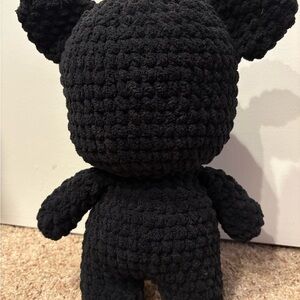 Crochet Large Plush Black Cat